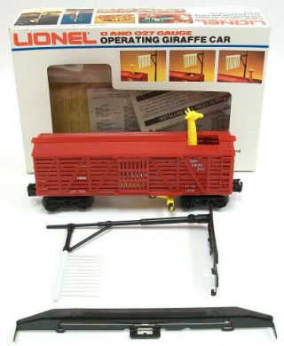 Lionel 6 - 7904 San Diego Zoo Operating Giraffe Car Ln/box