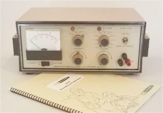 Heathkit Regulated Low Voltage Power Supply Model Ipw - 27 Factory Wired
