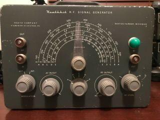 Heathkit Sg - 8 Rf Signal Generator Vintage Test Equipment Amateur Ham Radio
