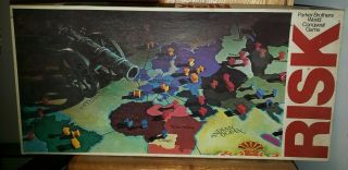 Vintage 1980 Risk Boardgames Roman Numerals Army Parker Brothers