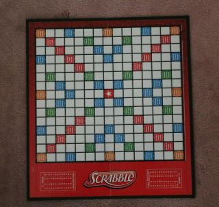 Hasbro Scrabble Game Board Only Replacement Piece