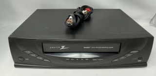 Zenith Vrb420 Vhs Vcr Player Recorder 4 Head Hifi No Remote W/av Cable