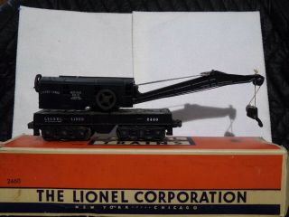 Lionel Train 2460 Bucyrus Erie Crane Car 12 Wheels