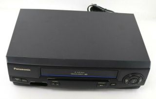 Panasonic Pv - V4021 4 - Head Omnivision Vhs/vcr Player Recorder - No Remote