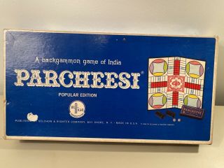 Vintage 1967 Parcheesi Popular Edition 110 Board Game Selright Games