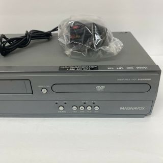 Magnavox DVD VCR VHS Combo Player DV200MW8 No Remote.  w/Cords 3