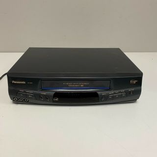 Panasonic Pv - 8451 Vcr Video Cassette Recorder 4 Head Vhs Player No Remote