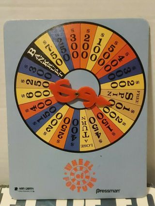 1986 Wheel Of Fortune Board Game Replacement Part Spinner