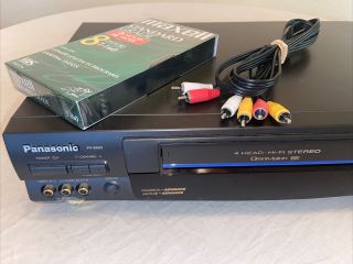 Panasonic Omnivision VCR 4 Head HI - FI VHS Player Recorder PV - 9662 (NO Remote) 2