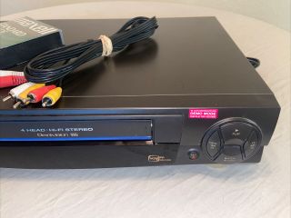 Panasonic Omnivision VCR 4 Head HI - FI VHS Player Recorder PV - 9662 (NO Remote) 3