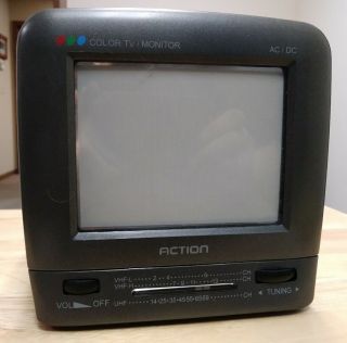 Action 5 " Color Tv Portable Television Model Acn5503