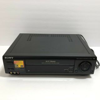 Sony Hifi Stereo Vcr Vhs Video Cassette Recorder Player Slv - 695hf No Remote Euc