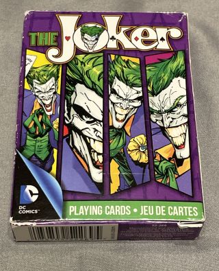 The Joker Playing Cards Complete Deck Dc Comics
