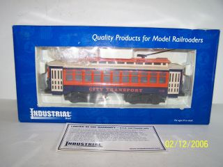 Industrial Rail No.  1dmu O - Scale City Transport Trolley From 2001