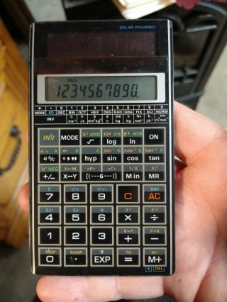 Vintage Casio Fx - 995 Scientific Calculator High - Power Solar Cell 10 - Digit N