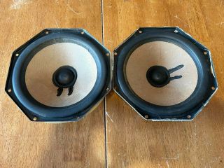 Philips Ad8060/w8 8 Inch Pair Woofer Speakers Made In Holland Perfect