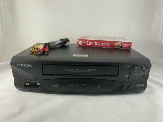 Orion Vr213a Vcr Vhs 4 - Head Video Cassette Recorder Hq,