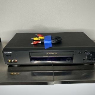 Sony Video Cassette Recorder Vcr Vhs Player Slv - N77 No Remote