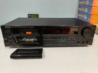 Denon Drm - 740,  3 Head Stereo Cassette Deck (as - Is)