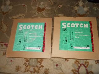 Pair 3m Scotch Magnetic,  1 Inch Tape,  10 1/2 Inch Metal Reel,
