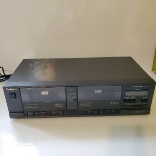 Vintage Player Recorder Technics Rs - T16 Stereo Double Cassette Deck - -