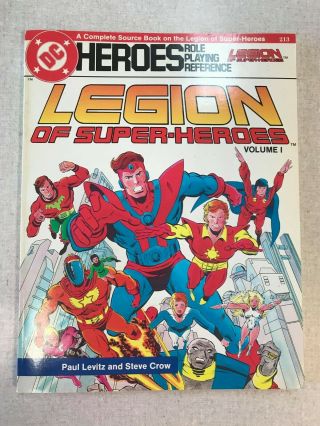 Dc Heroes Role Playing Reference: Legion Of Superheroes Vol.  1 (1986)