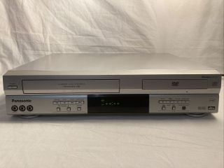Panasonic Pv - D4733s 4 Head Hi - Fi Stereo Dvd Vcr Combo No Remote Tested/working
