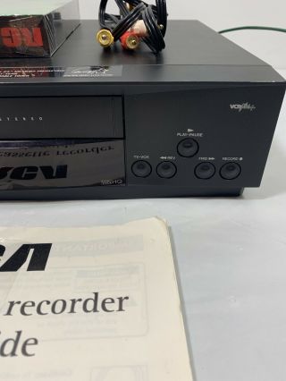 RCA Home Theatre VCR Plus,  4 Head No.  VR632HF Hi - Fi Stereo with Remote 2