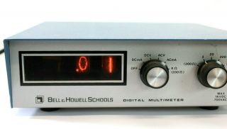 Vintage Heathkit Bell & Howell Nixie Tube Digital Multimeter,  Model Imd - 202 - 2