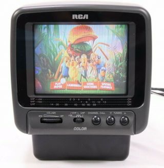 Vintage Rca Portavision 5 " Compact & Portable Color Television