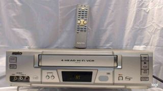 Sanyo Vwm - 700 4 - Head Vcr Plus,  Hi - Fi Stereo Vhs Tape Player W/ Remote