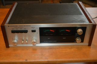 Vintage Kenwood Kf - 8011 Audio De - Noiser W/ Vu Meter - For Repair