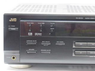 JVC RX - 6010VBK Am/Fm Stereo Receiver No Remote Great 2