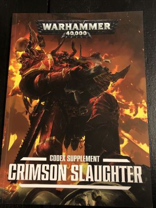 Warhammer 40k: Crimson Slaughter Codex Supplement