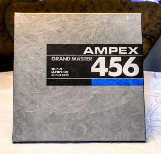 Ampex Grand Master 456 10.  5 Inch X 1/4 Inch Reel - To - Reel Blank Tape