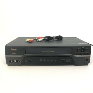 Symphonic Sl2860 4 - Head Vcr Vhs Player Video Cassette Recorder -
