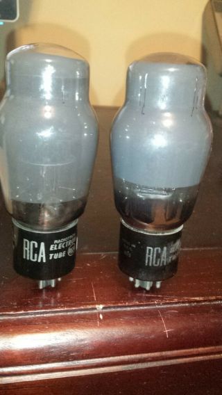 Perfectly Balanced Tightly Matched Pair Rca 6l6g Smoked Glass Tube Tv - 7
