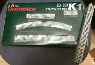 Kato Unitrack Precision Railroad Models K1 Standard Set - 20 - 831,  Bonus Track