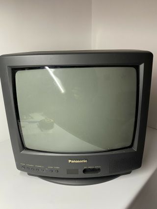 Panasonic 2001 13” CRT Tube TV Color Television Model CT - 13R32E Retro Gaming 2