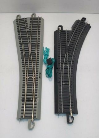 Bachmann Assorted Ho Scale E - Z Track Right And Left Hand Switches [2] Ex