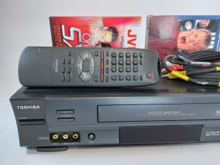 Toshiba W - 614 VHS VCR Video Cassette Recorder/Player 4 Head HIFI Stereo,  Remote 2