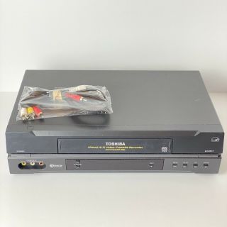 Toshiba Vcr Video Cassette Recorder Player W - 522 4 Head Hi - Fi Play Vhs Movies