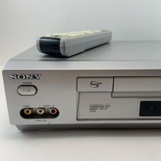 Sony SLV - N700 HiFi 4 Head Stereo Video Cassette Recorder VHS Player And Remote 2