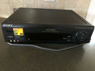 SONY VHS VCR PLAYER RECORDER SLV - 685HF No Remote - 2