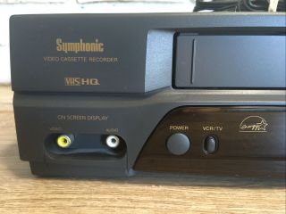 Symphonic SL2940 4 - Head VCR/ VHS Player Recorder FAST 2