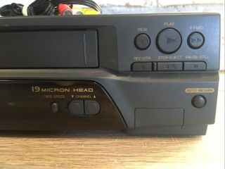 Symphonic SL2940 4 - Head VCR/ VHS Player Recorder FAST 3