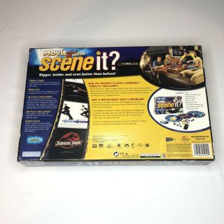Scene It? Movie 2nd Edition DVD Trivia Board Game Mattel 2007 COMPLETE 2