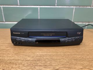 Panasonic Pv - 8451 Vcr Plus,  4 - Head Hi - Fi Video Cassette Recorder Vhs Player