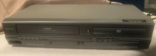 Magnavox Mwd2205 Vcr Dvd Combo Vhs Video Player Great No Remote