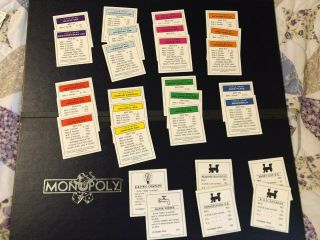 Monopoly Property Title Deed Cards Complete Set Of 28
